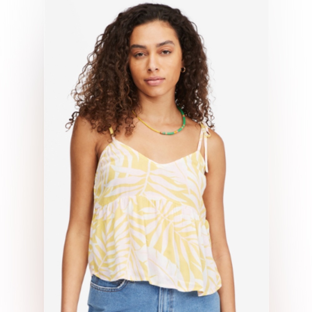 BILLABONG GIRLS Billabong Hey There Cropped Cami Top size Large